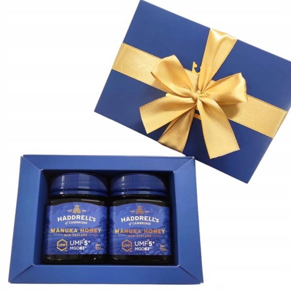 Haddrells Manuka Umf5+ MGO83+ Duopak Xmass 2 x 250 ml