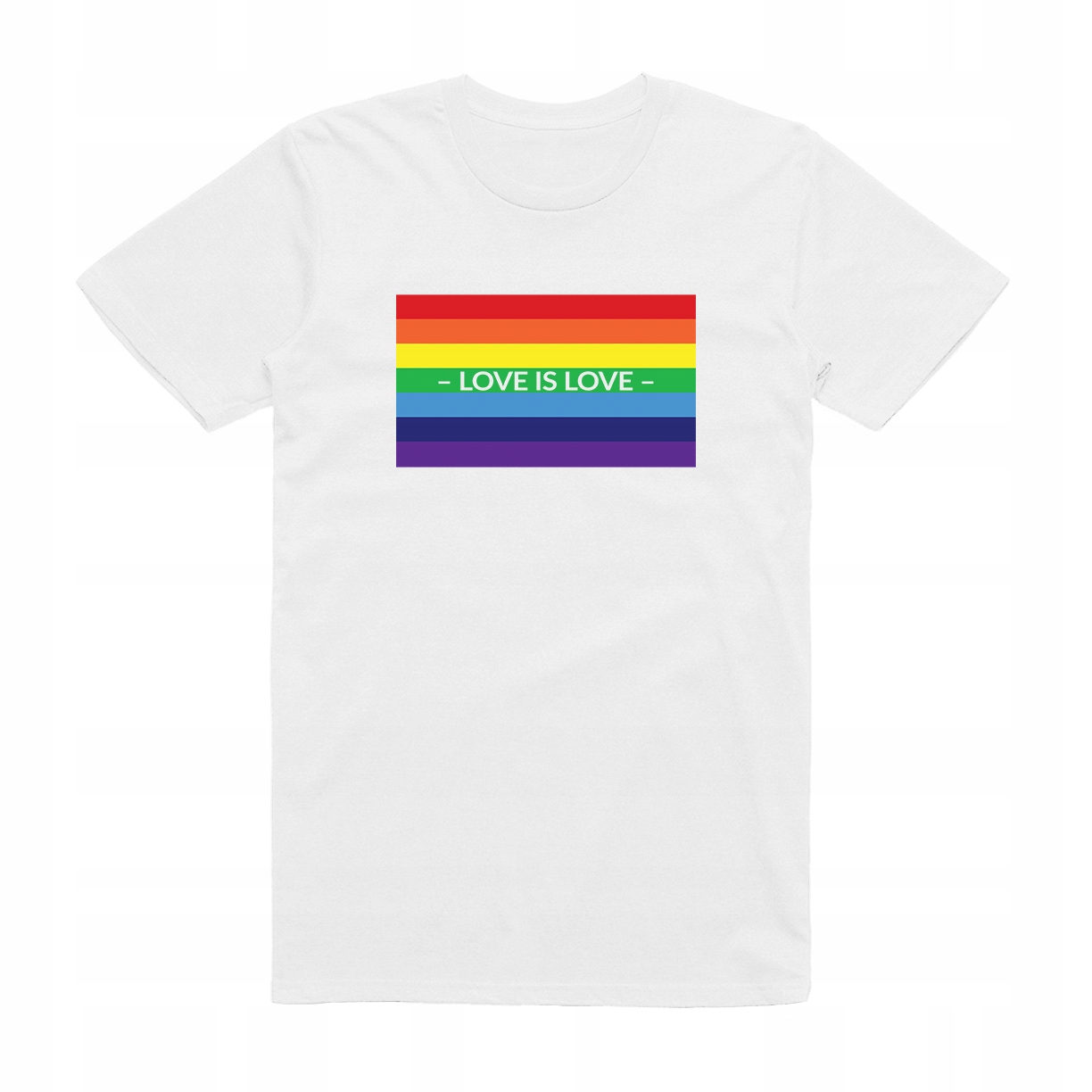 

L - Koszulka T-shirt Lgbt Tęcza Tęczowa Is Love