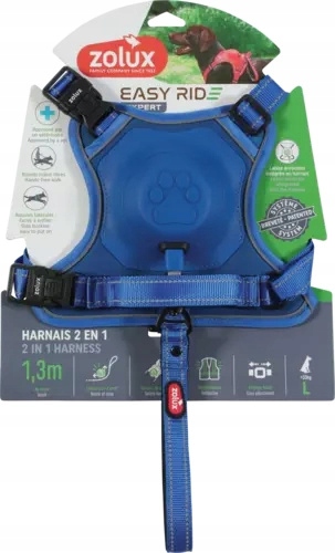 Levně Zolux Postroj pro psa Easyride L modrý