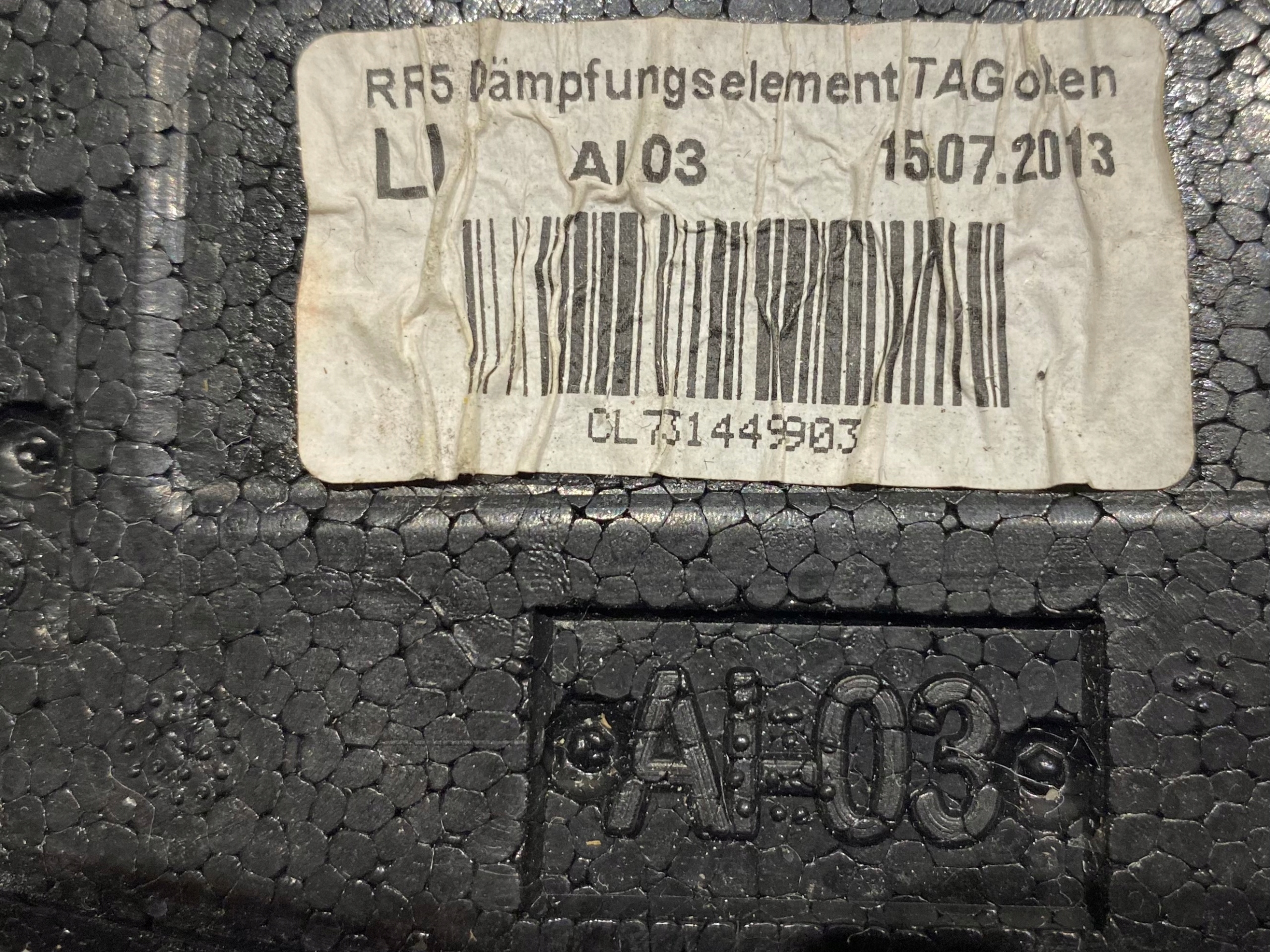 ROLLS ROYCE WRAITH DAWN ABSORBER LH DVERE 7314499