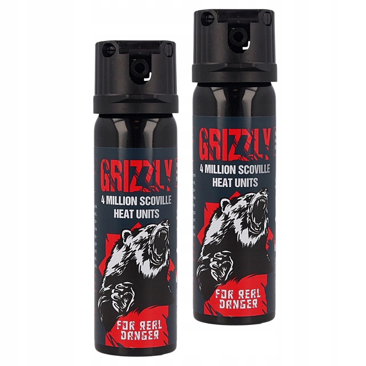 Mocny Gaz żelowy pieprzowy Sharg Grizzly na niedźwiedzie zestaw 2 sztuki