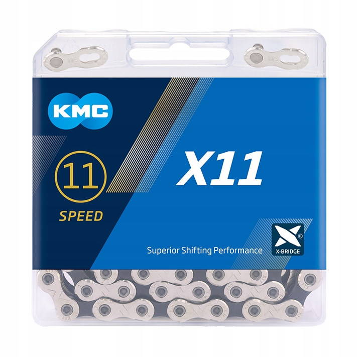 Řetěz na kolo Kmc X11 Silver/Black 118 l box