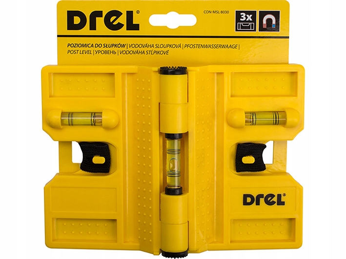 

Poziomica Do Słupków, Narozników 3 libele z magn