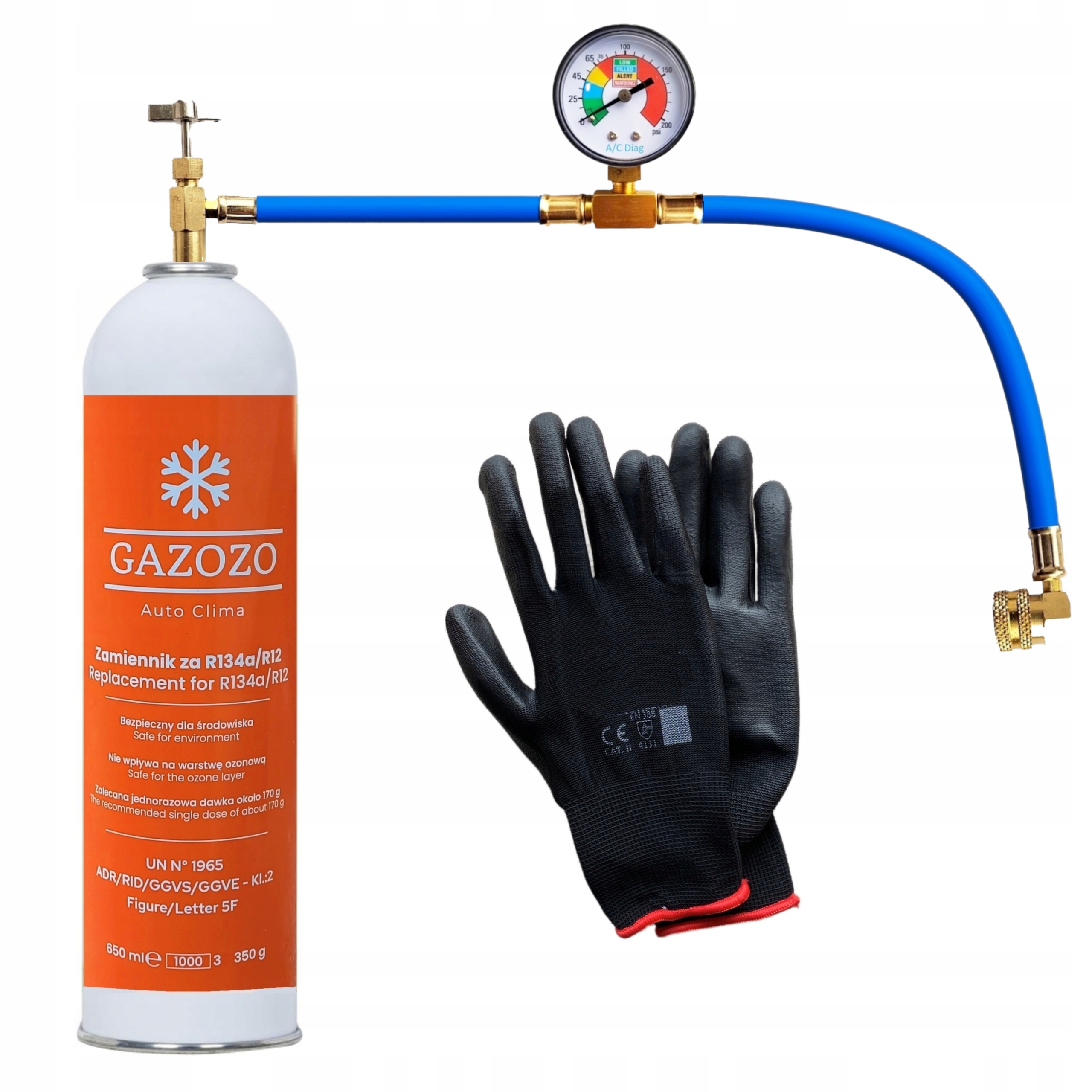 Car Air Conditioning Filling Kit r134a LARGE CAN