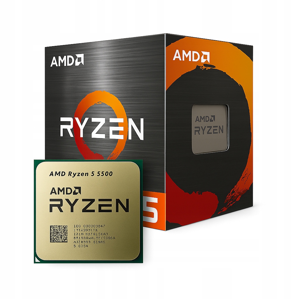 Procesor Amd Ryzen 5 5500 Box 3,6GHz 19MB AM4 100-100000457BOX