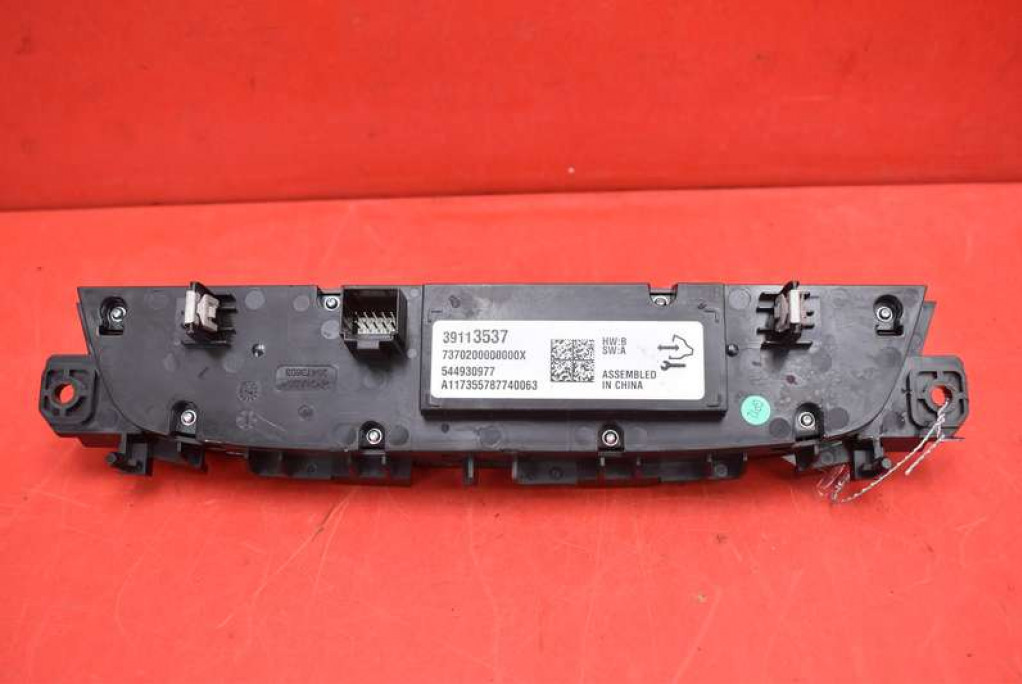 control panel air conditioning devices KLIMY 39113537 OPEL INSIGNIA B 17-20