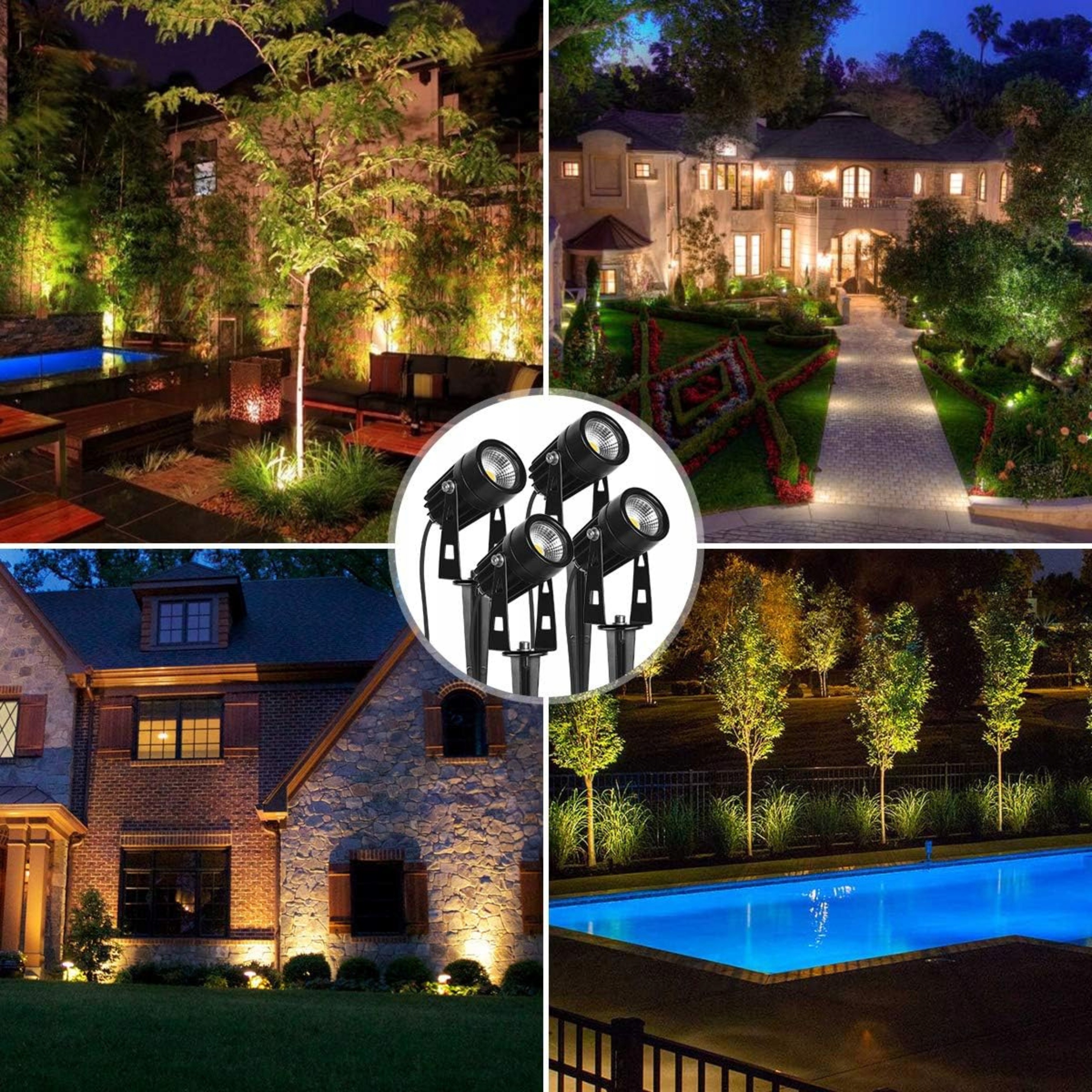 REFLEKTOR LAMPKA SOLARNA LED Dekoracyjny Ogrodowy WODOODPORNY MOCNE ŚWIATŁO Kod producenta Lampka Solarna PRO-LED REFLEKTOR KWIATY