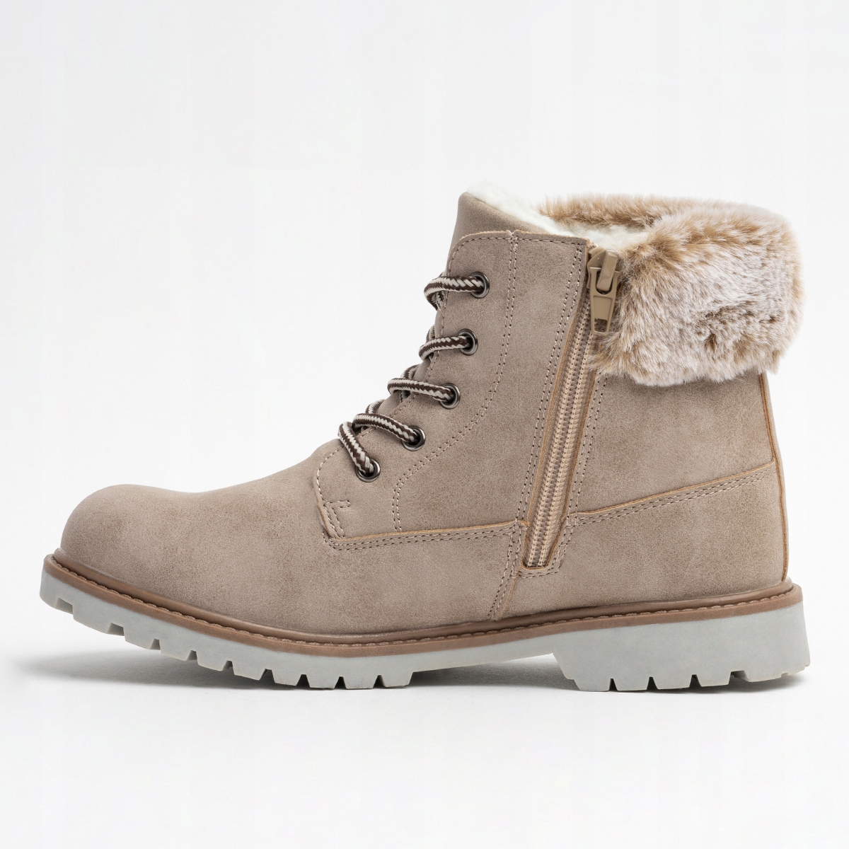 Botki trapery trzewiki ocieplane lekkie Wojtyłko Rozmiar 34