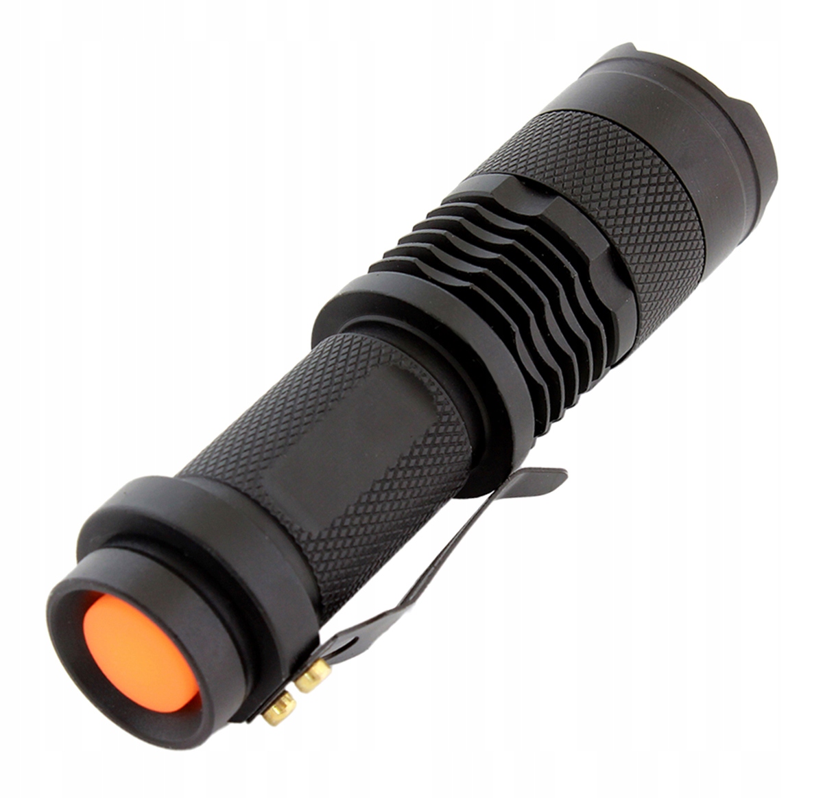 MOCNA LATARKA TAKTYCZNA LED ZOOM CREE SURVIVALOWA AKUMULATOROWA IPX4 ZD75 Model ZD75