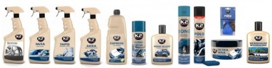 K2 великий набір автомобільної косметики + безкоштовно ! !