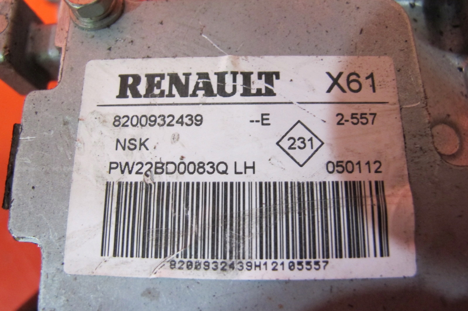 RENAULT KANGOO 2 II 3 III 08- CITAN W415 control electrics cross