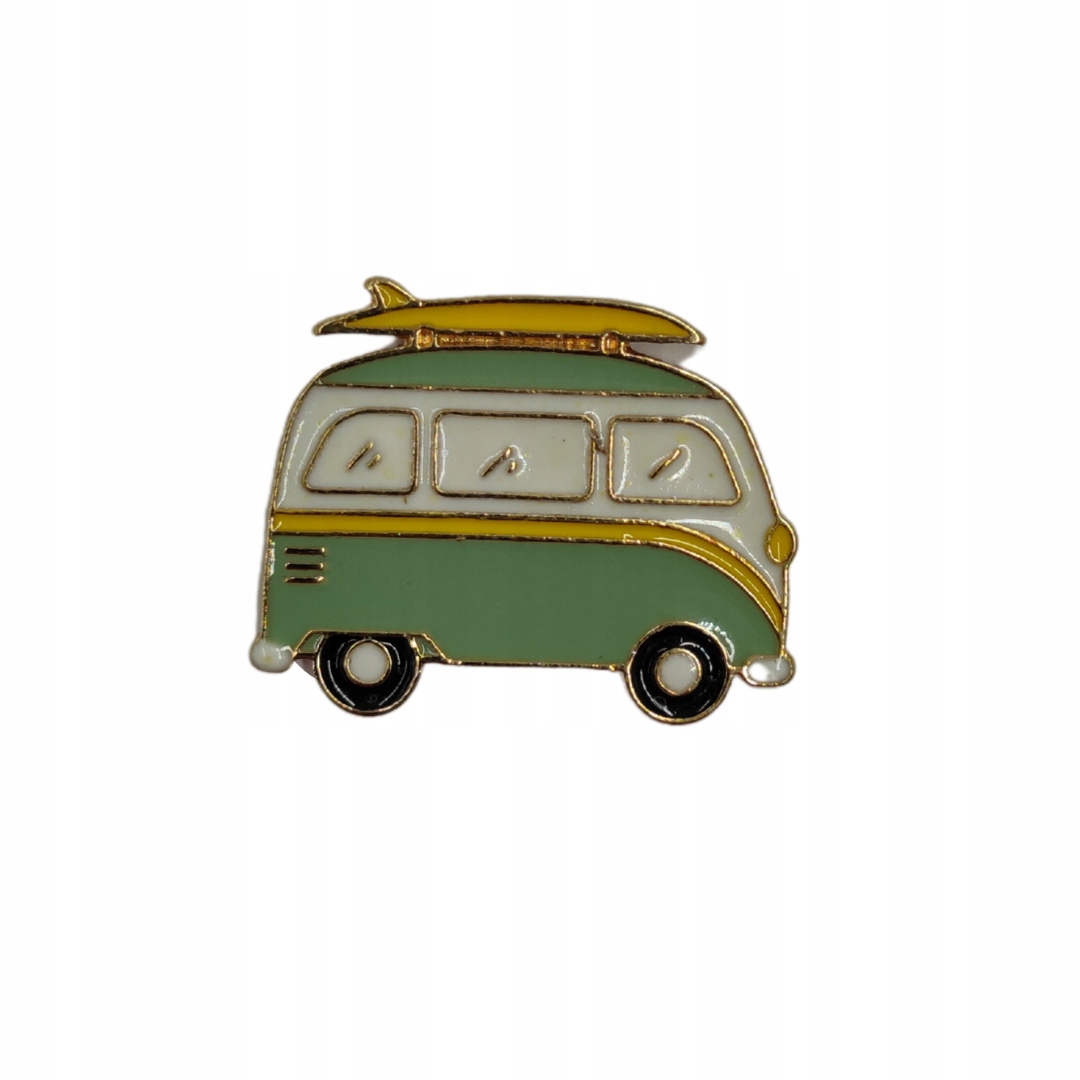 

Przypinka Metalowa T1 Ogórek Surf Camper Auto