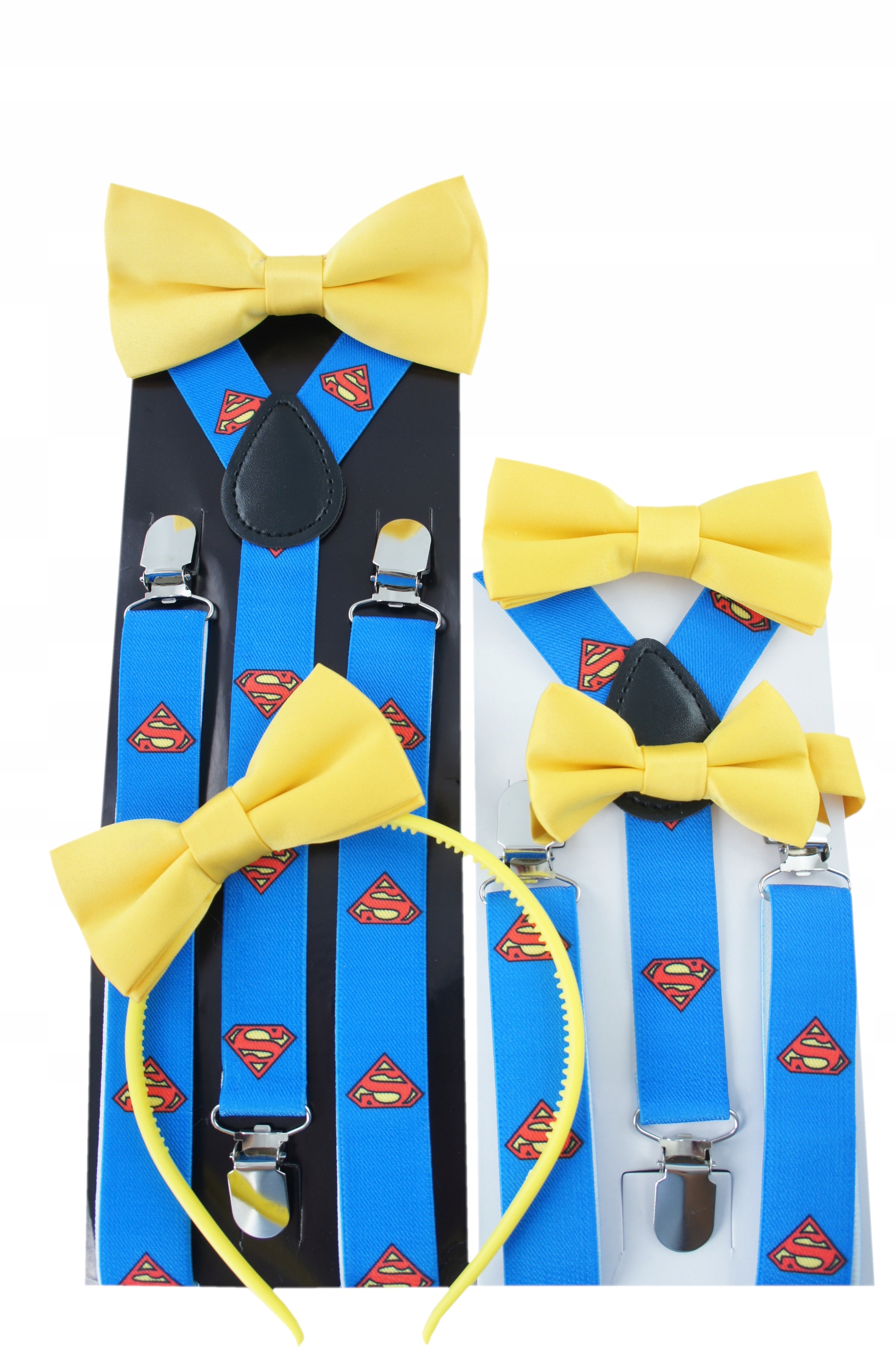 SUPERMAN szelki 120-200cm WZROST!męskie niebieskie Rodzaj do spodni