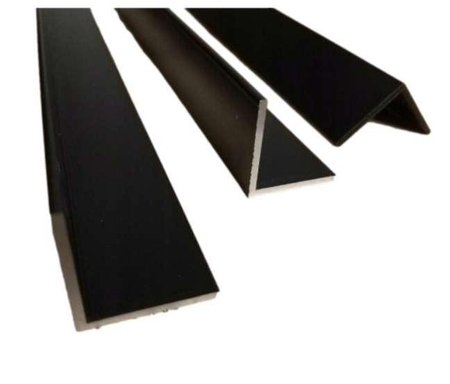 Hliníkový úhelník Černý Mat 40 mm x 40 mm x 5 mm