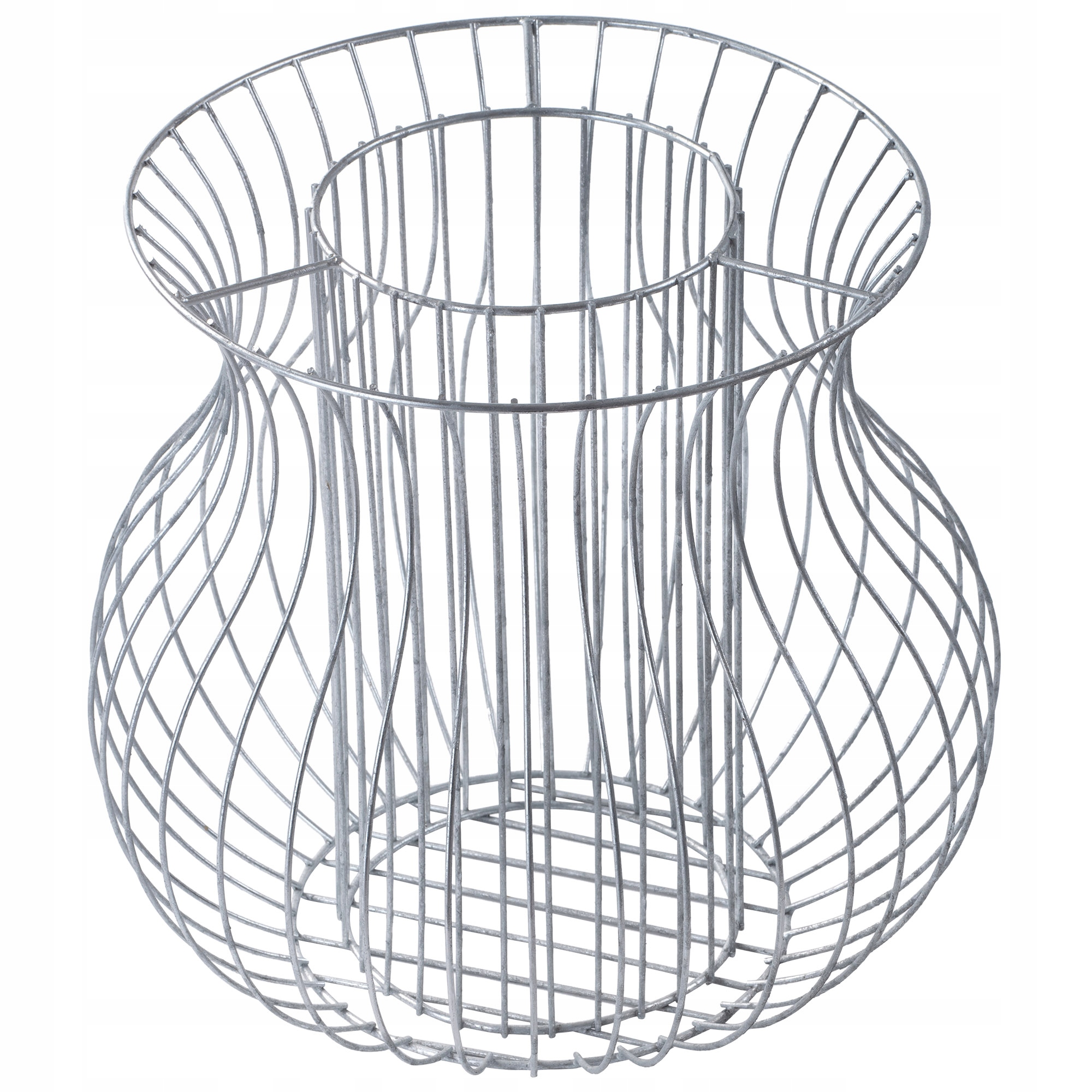 DONICA GABIONOWA OGRODOWA ZE STALI 47cm OCYNKOWANA