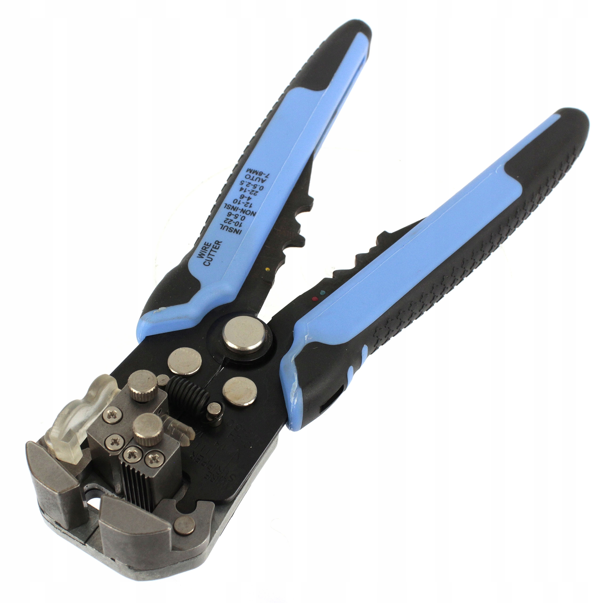 SZCZYPCE ZACISKARKA KONEKTORÓW 5 MATRYC ŚCIĄGACZ Kolor niebieski