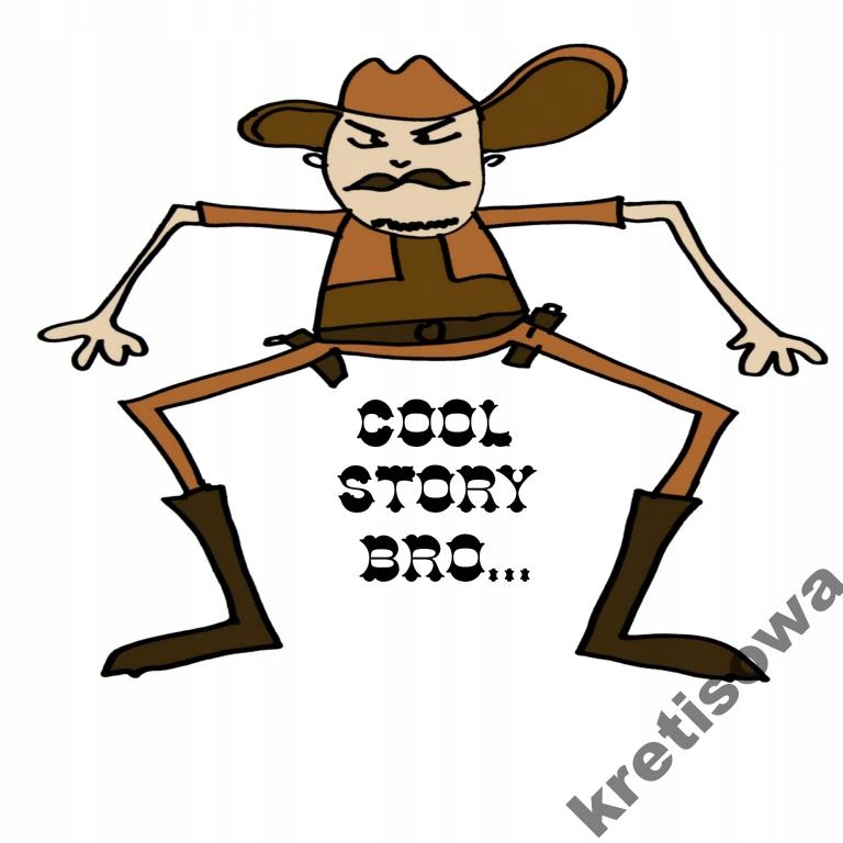 

Męska Koszulka Cool Story Bro Wzory Hit c3a