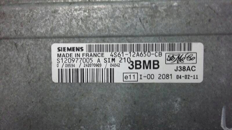 computer FORD FIESTA 1.25 02- 4S61-12A650-CB