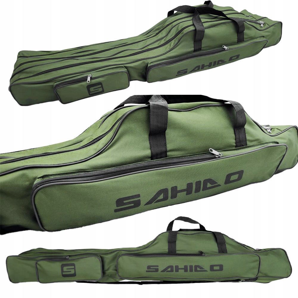 Pokrowiec Wędkarski 3 Komorowy 155CM Sahido Shiprod Cover 155/3