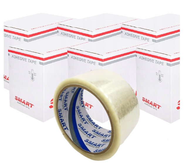 

Taśma Pakowa 48/66y Klejąca Smart Transparent 216s