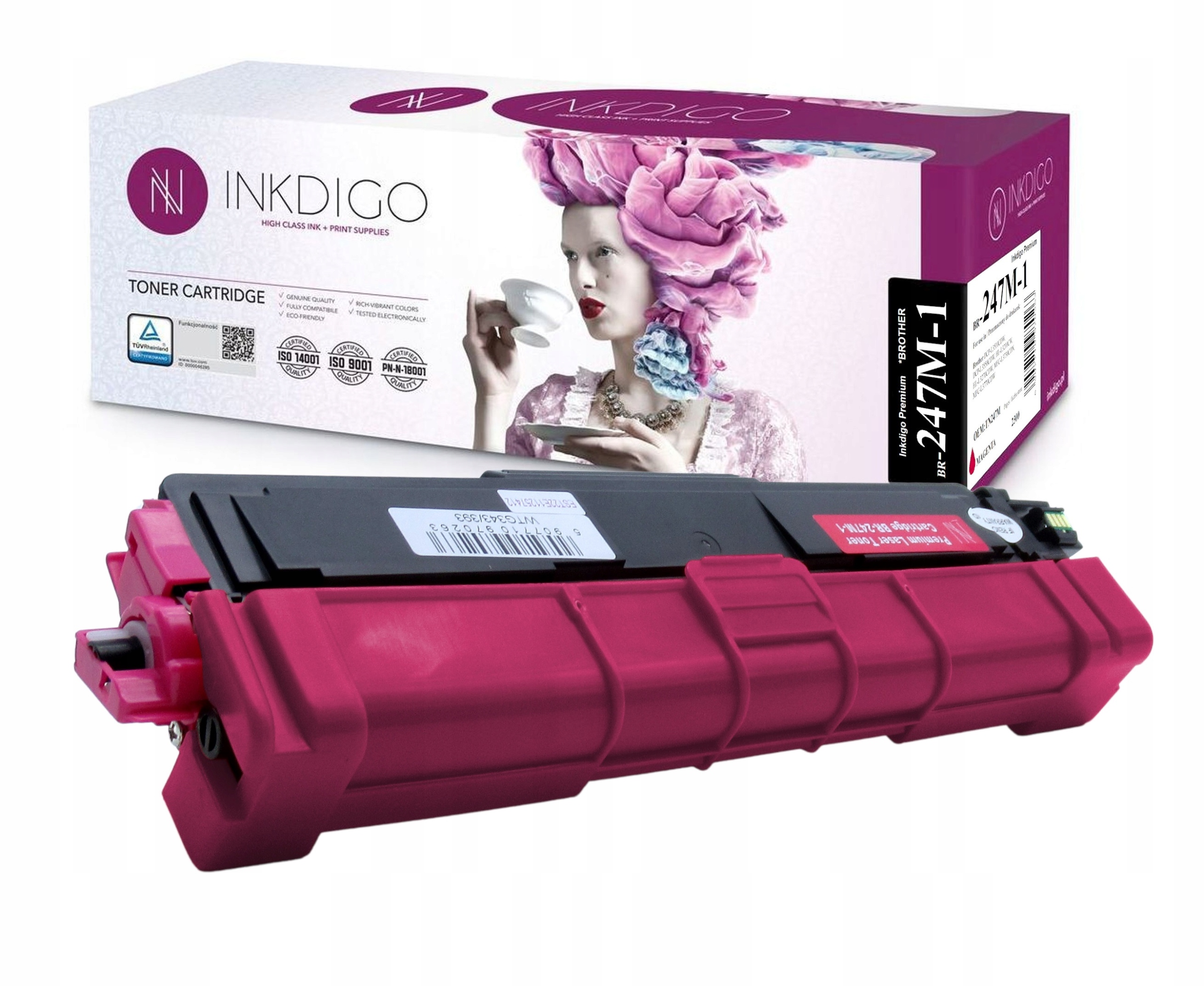

Toner XL TN247M Do MFC-L3770CDW DCP-L3550CDW