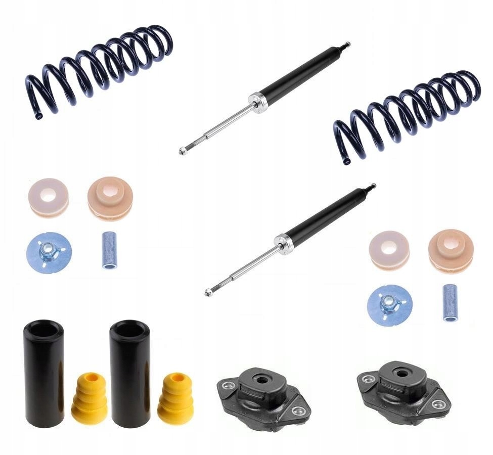 Tlumiče Pružiny Krytu Odrazů Upevnění 2009-2015 Bmw X1 E84 Zadní Sada.