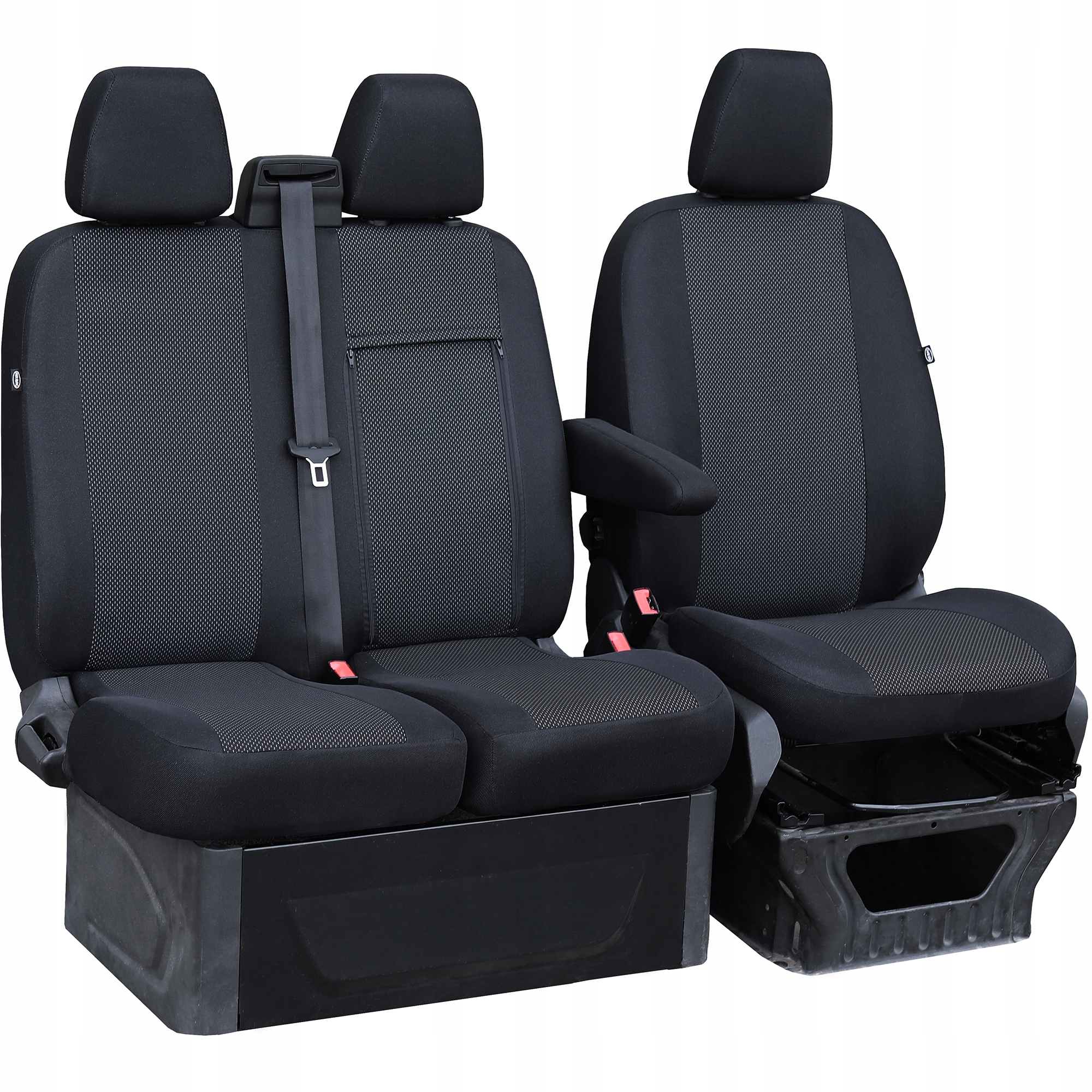 Silné Odměrné Potahy Na Křesla Bus pro Maxus Deliver 9 (V90) 2+1 2020-...