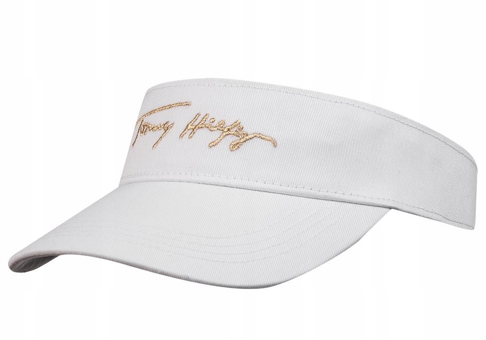 

Tommy Hilfiger Damski Daszek Signature Visor White