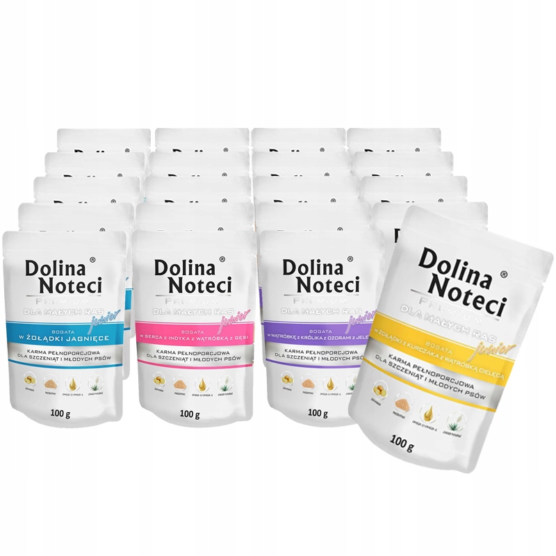 Dolina Noteci Junior Malá plemena Mix chutí 20 x 100 g