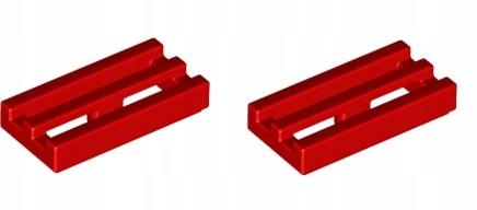 

Lego płytka grill 1x2 czerwony 2412b -2 szt
