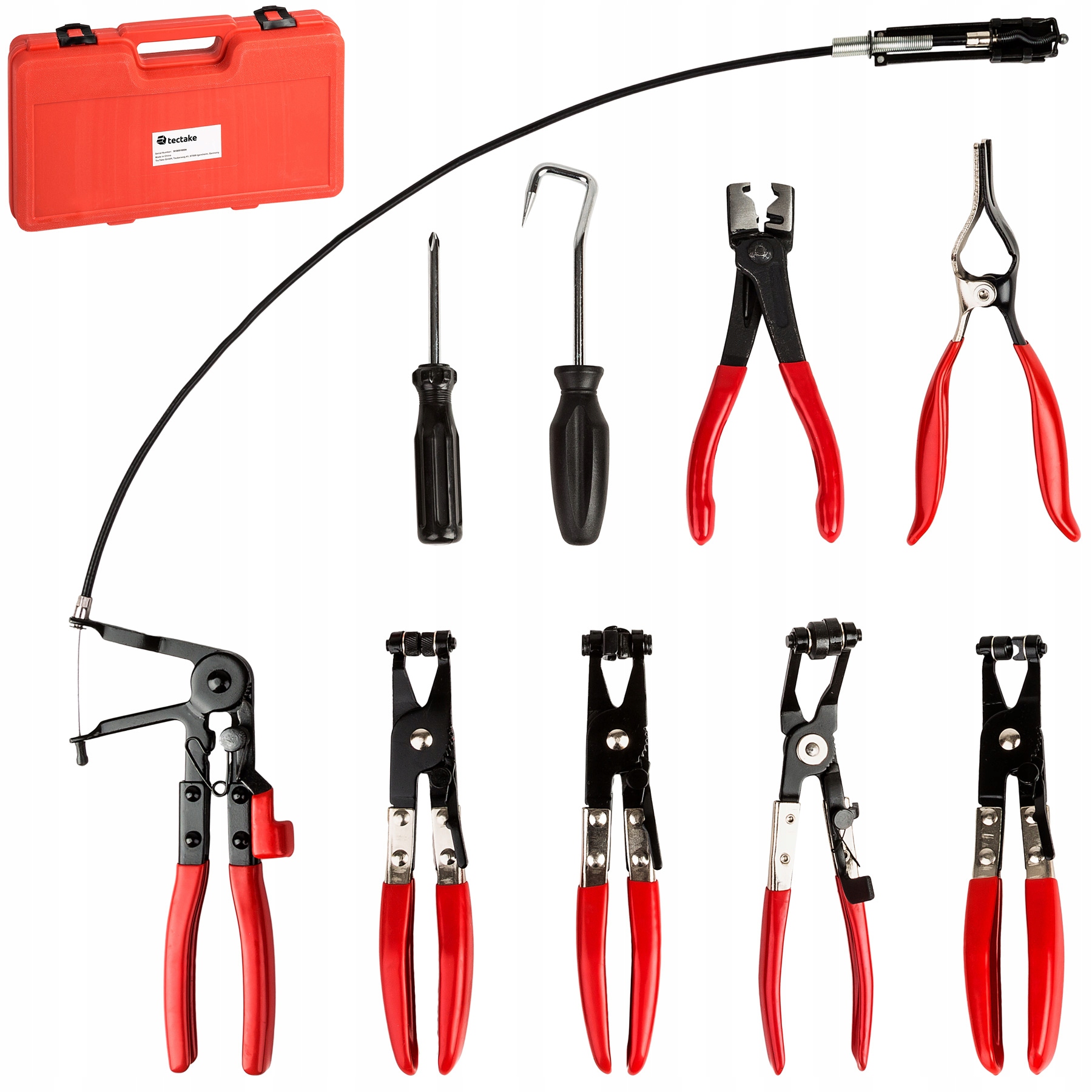 Zestaw szczypcow do opasek zaciskowych 402326