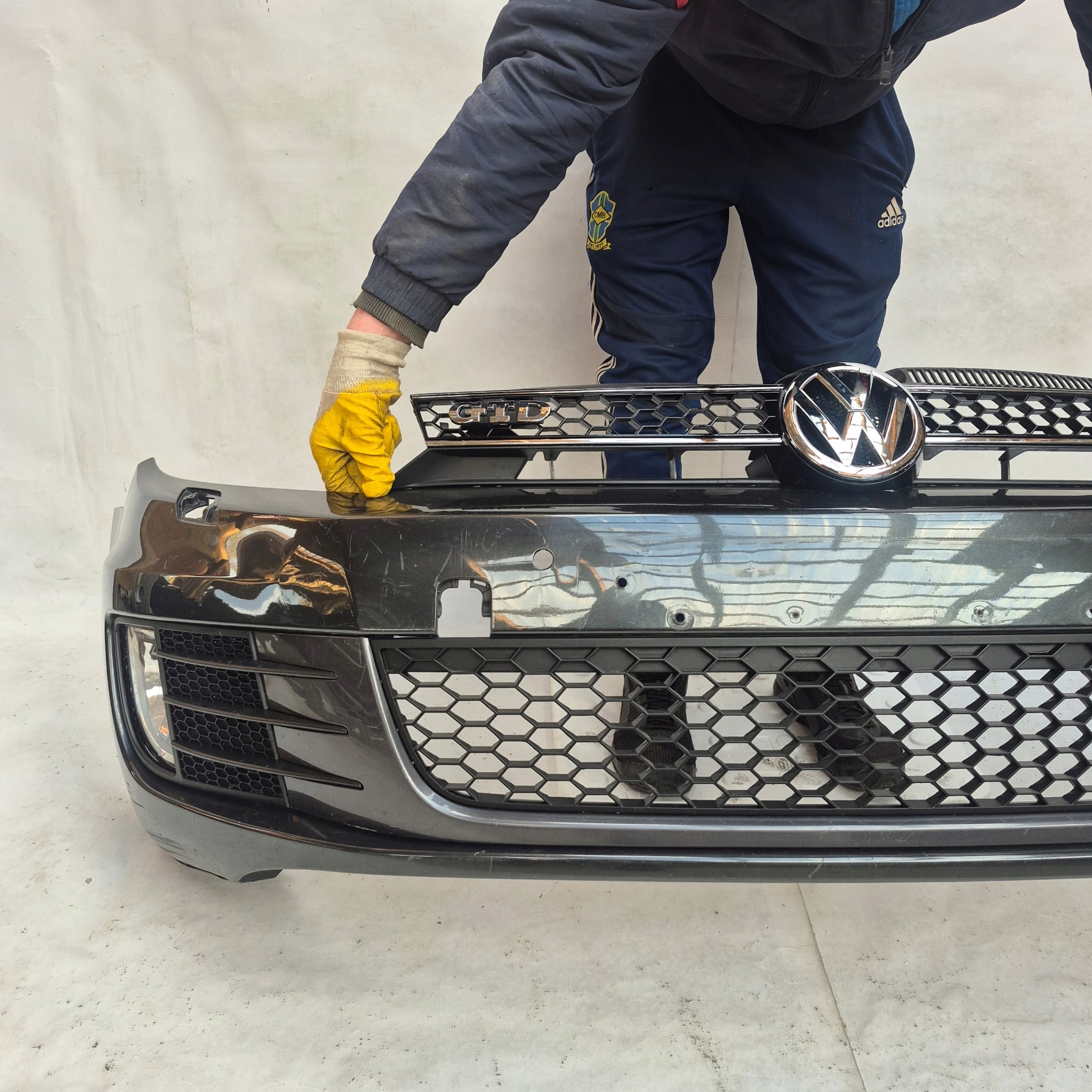 VW GOLF VI 6 5K0 GTD 08- bumper front front SPR PDC 5K0807221B