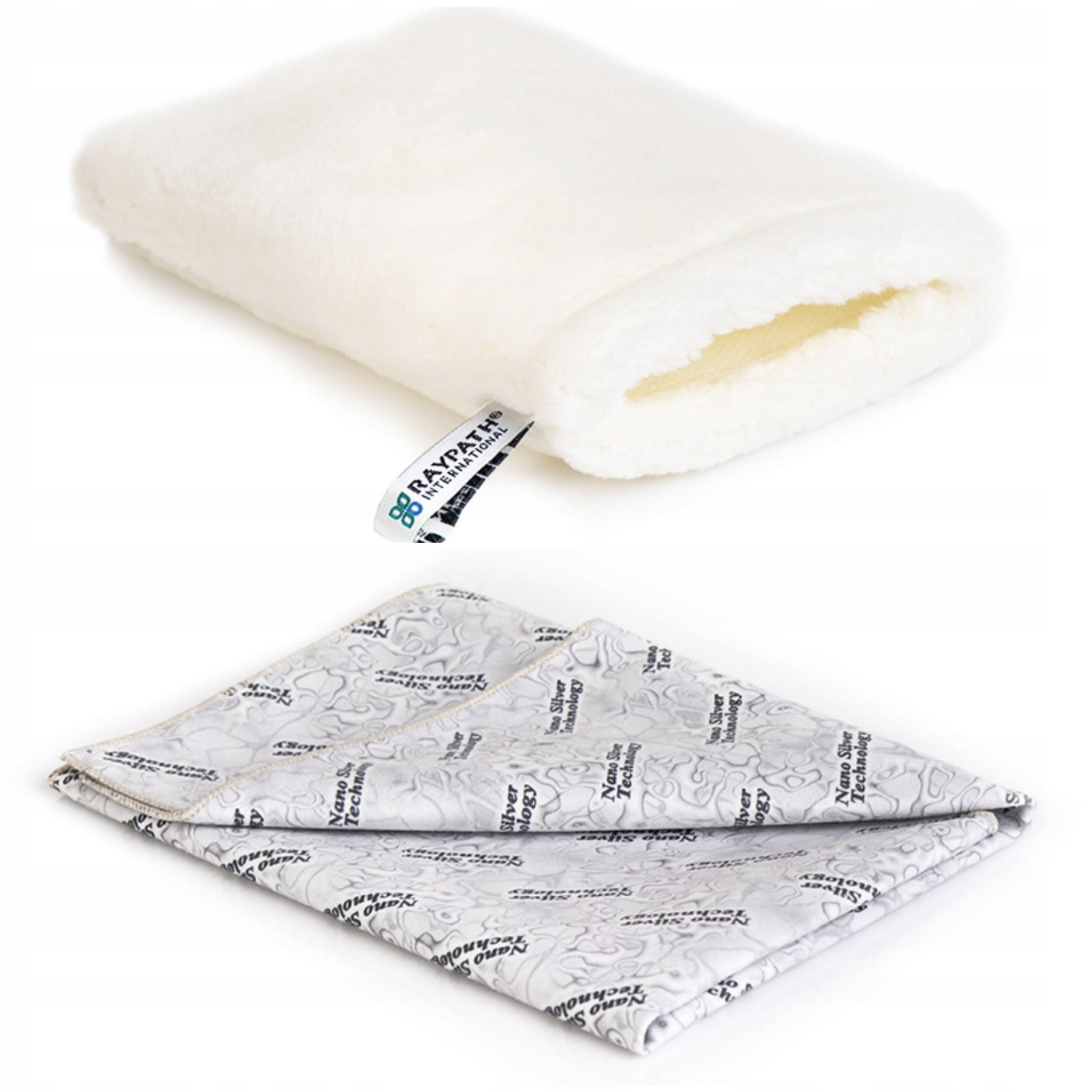 Levně Raypath Univerzální sada s nanostříbrem Rukavice bílá M Sunbeam šedá