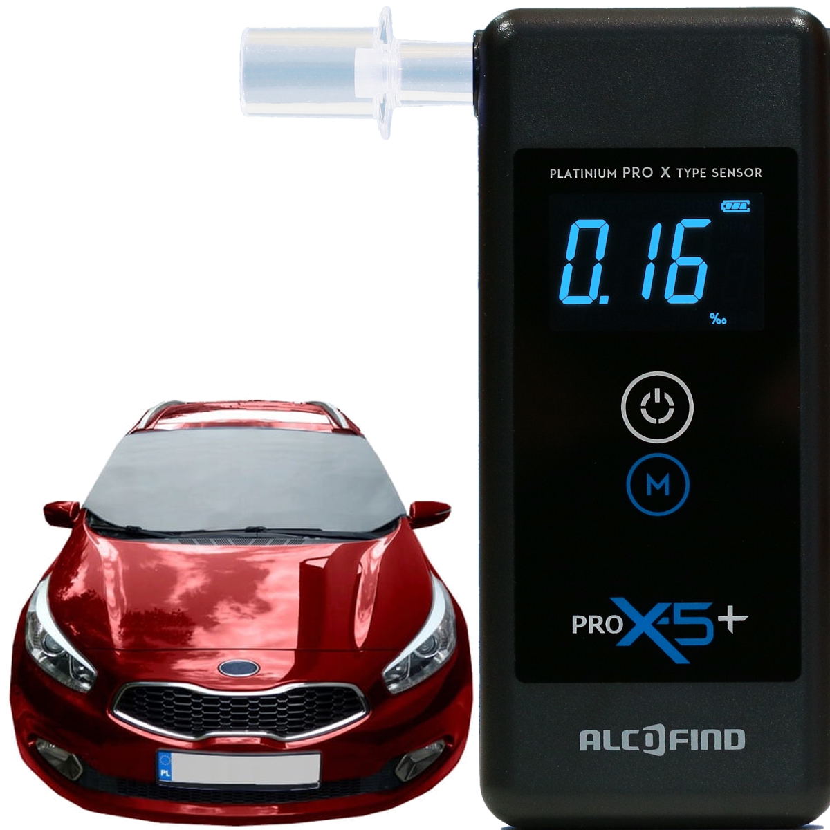 

Elektrochemiczny alkomat Pro X-5+ kalibracje 1 rok