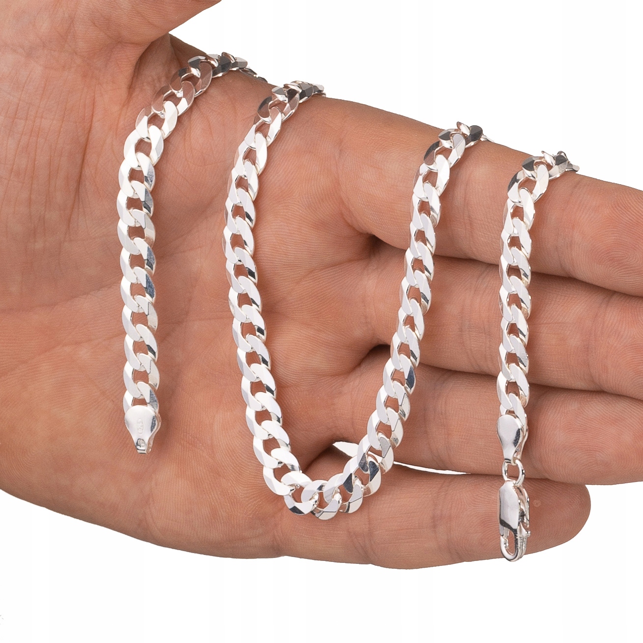 Stříbrný Řetízek Pancr 50 CM Řetěz 7,1 MM 925