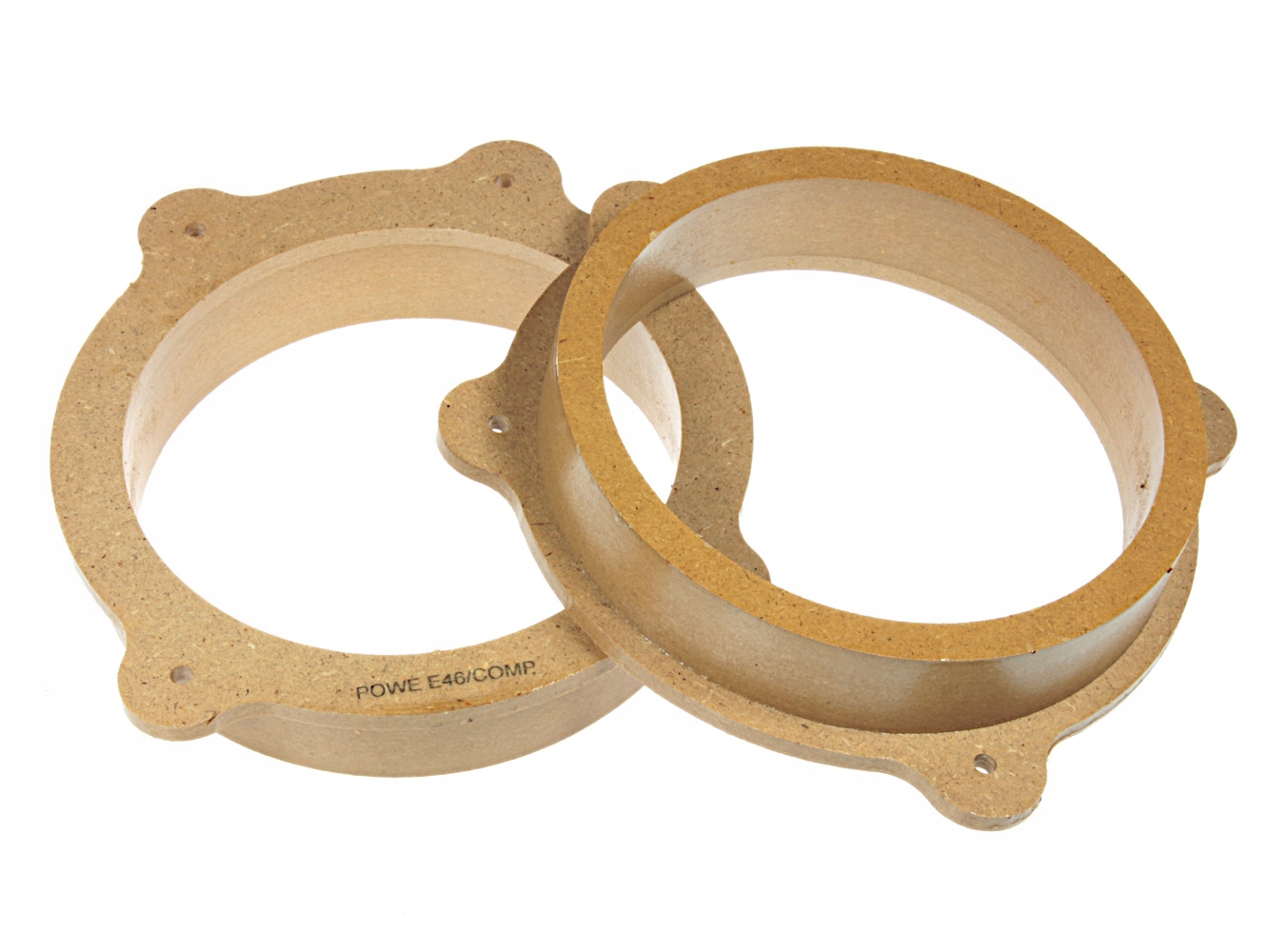 Dystanse MDF do głośników 165mm do BMW e46 COMPACT