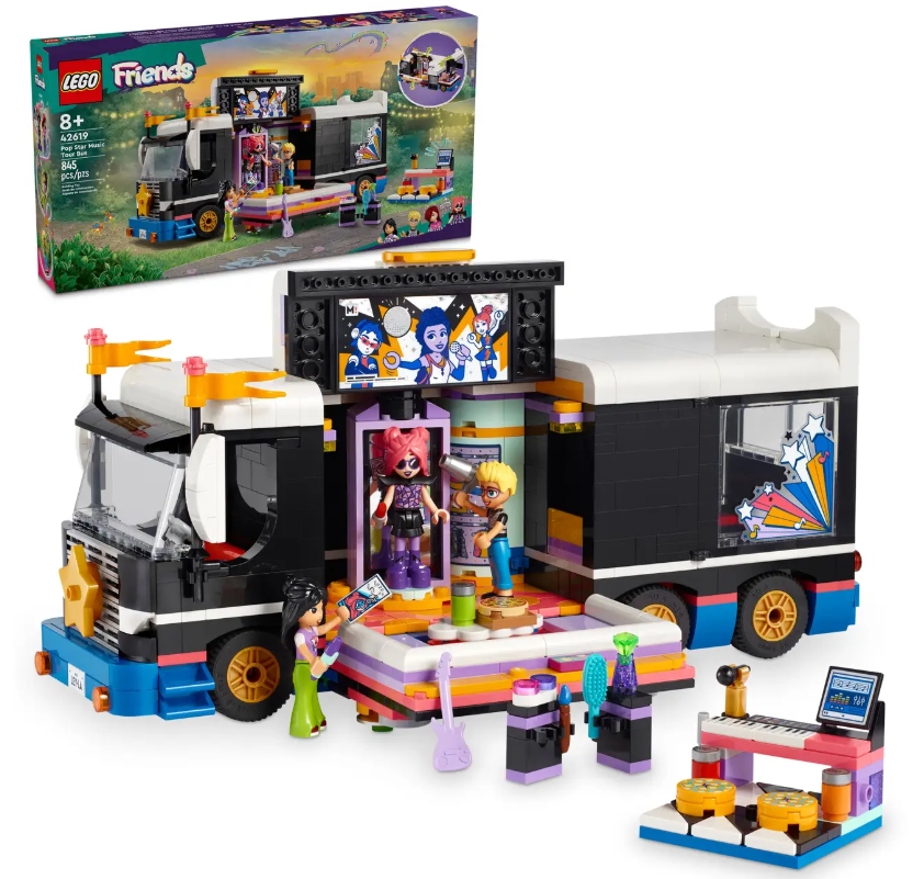 Lego Friends Koncertní autobus popové hvězdy 42619