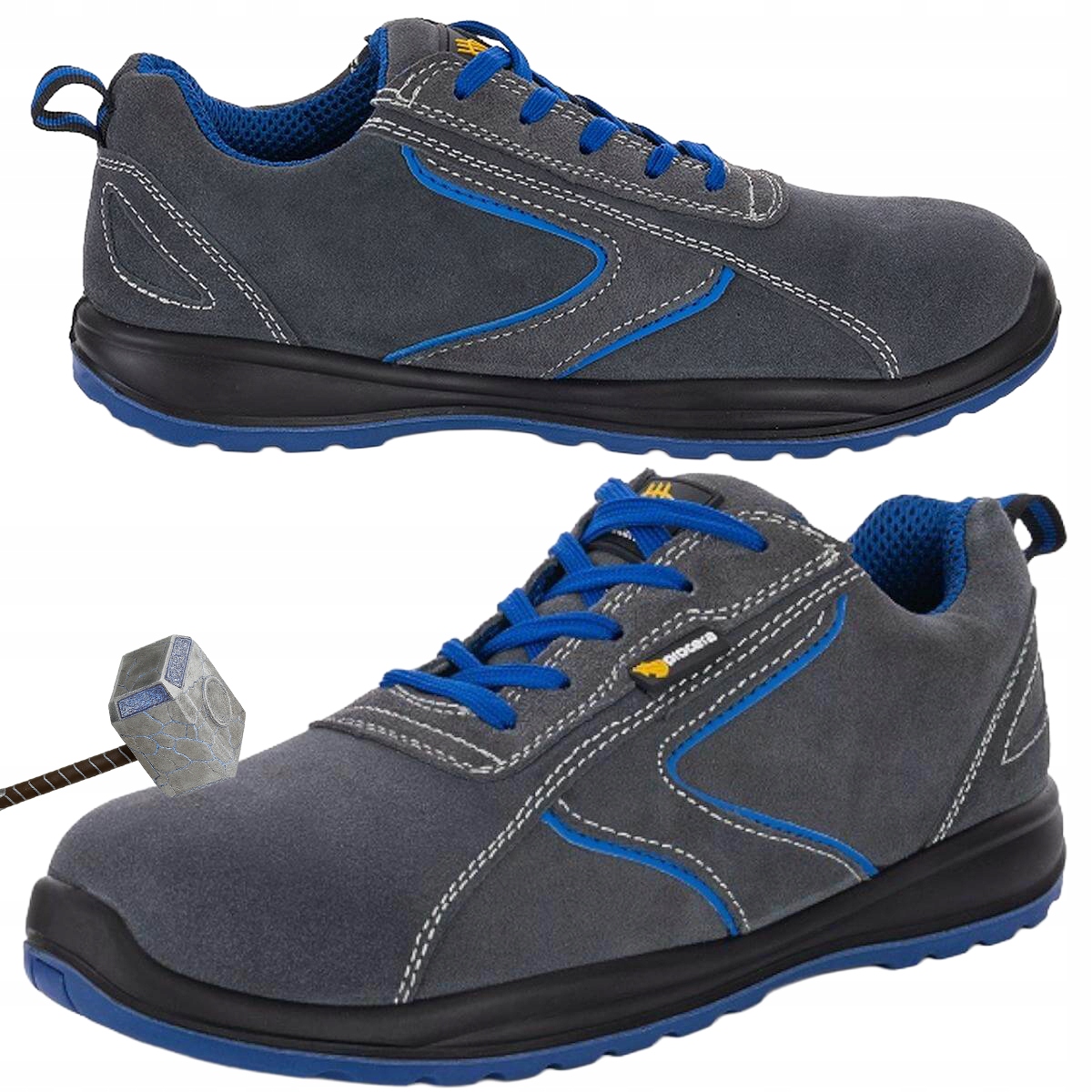 Buty Półbuty Lekkie S1 Robocze Letnie Bhp Sportowe z podnoskiem