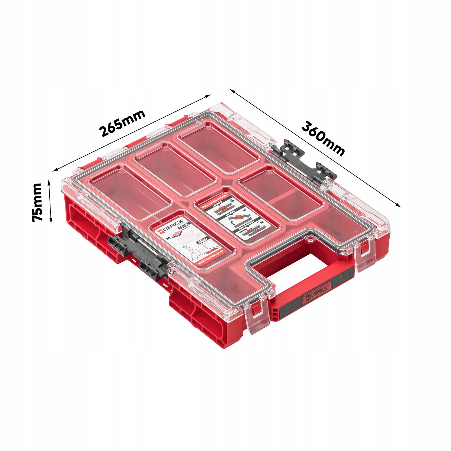 Modułowy organizer narzędziowy QBRICK RED M Marka Qbrick