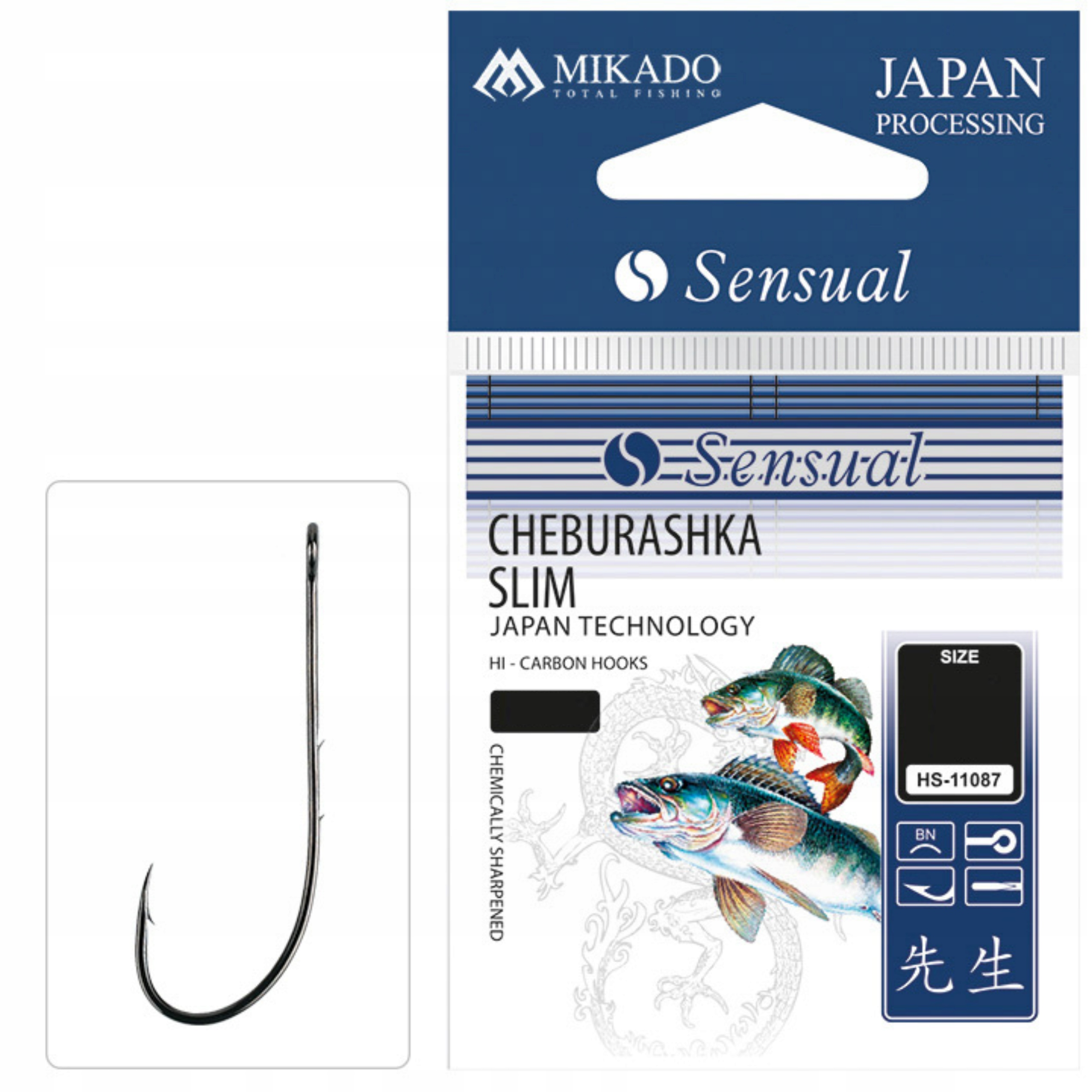 

Haczyki Mikado Sensual Do Czeburaszki Slim nr 1/0