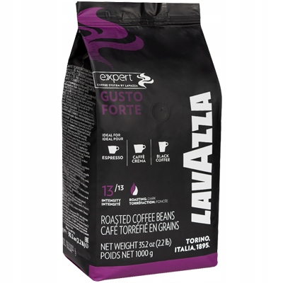 Levně Káva zrnková Lavazza Expert Gusto Forte 1 kg videokniha Bonus