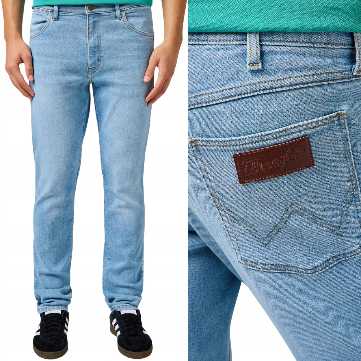 Wrangler Larston slim Sunrise tenké přiléhavé džínové kalhoty W36 L30