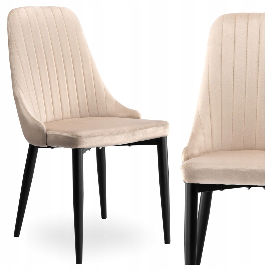 Velurové křeslo Lorient Velvet béžové