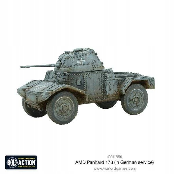Bolt Action WWII French AMD Panhard 178 Rodzaj pojedyncza figurka
