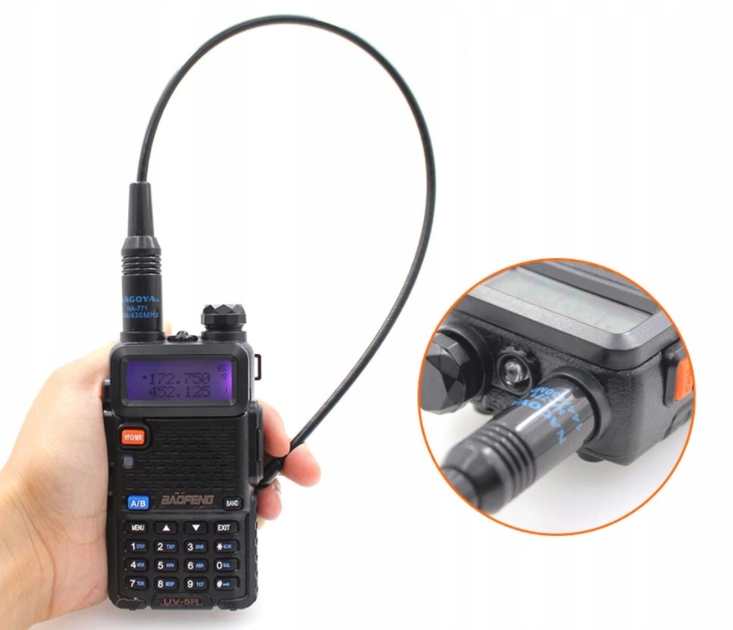 ANTENA NAGOYA NA 771 SMA-Ż Baofeng UV-5R UV-82 HT Marka Inna