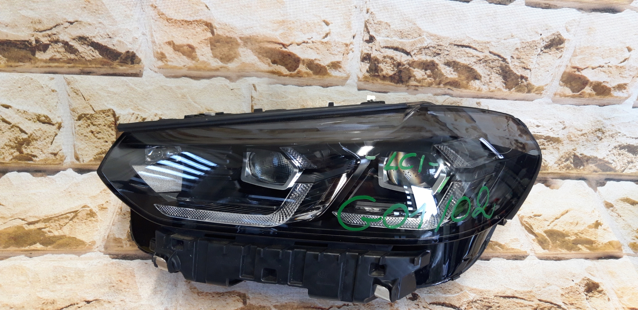 bmw x3 x4 g01 g02 lift lci 22 full led adaptive czarna shadow line