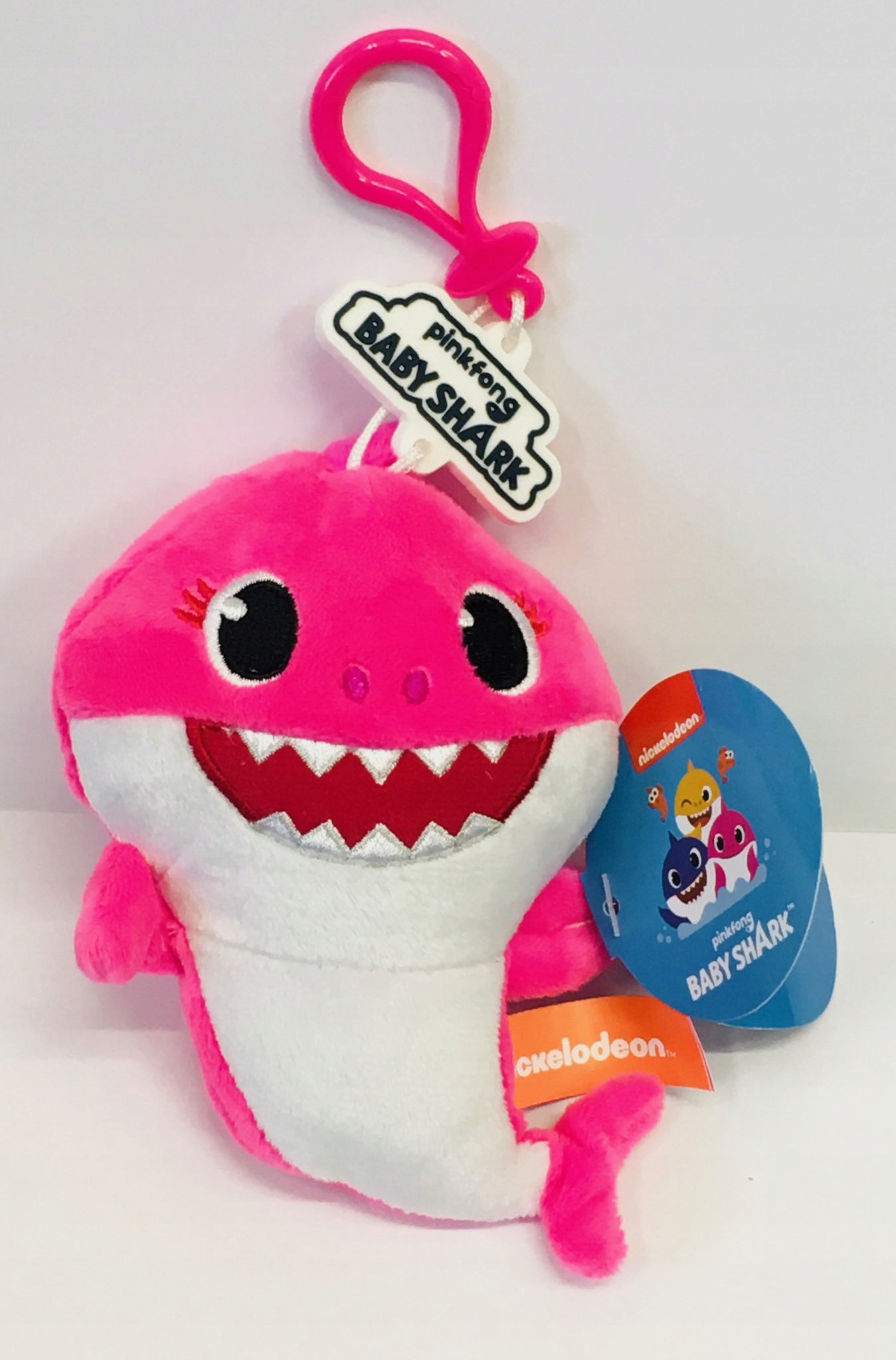 

Maskotka Zawieszka Portfelik Baby Shark Różowy