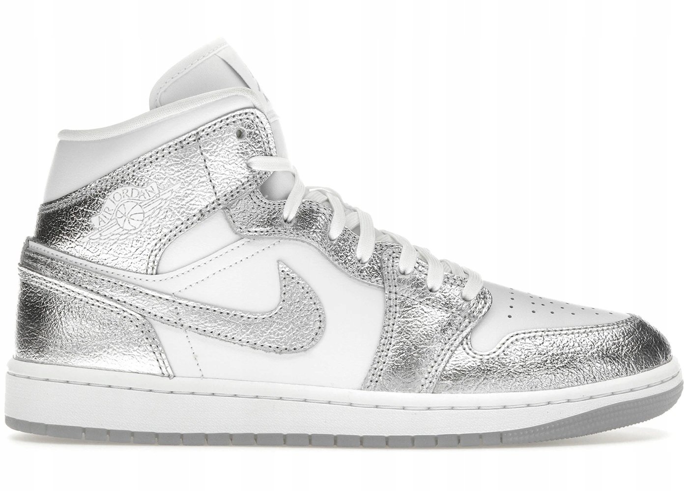 Jordan 1 Mid Se stříbrný bílý dámský FN5031-100 40