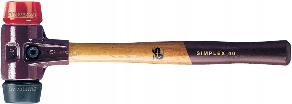 

Młotek gumowy/plastik Simplex 40mm 0,6kg Halder