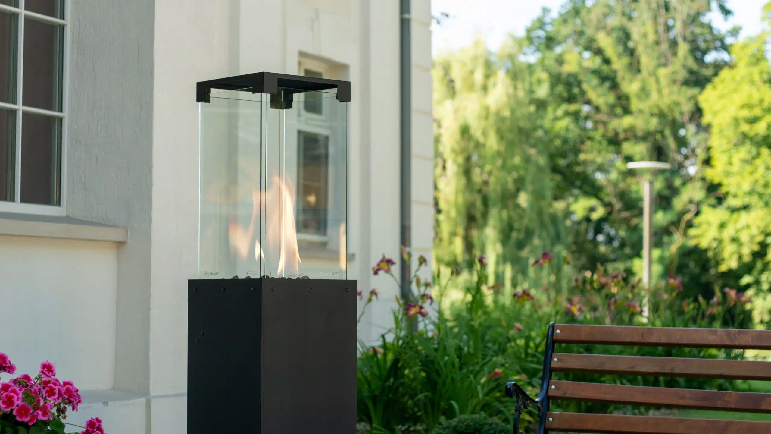 Ogrzewacz gazowy Madera kominek tarasowy zewnętrzny Szerokość produktu 36 cm